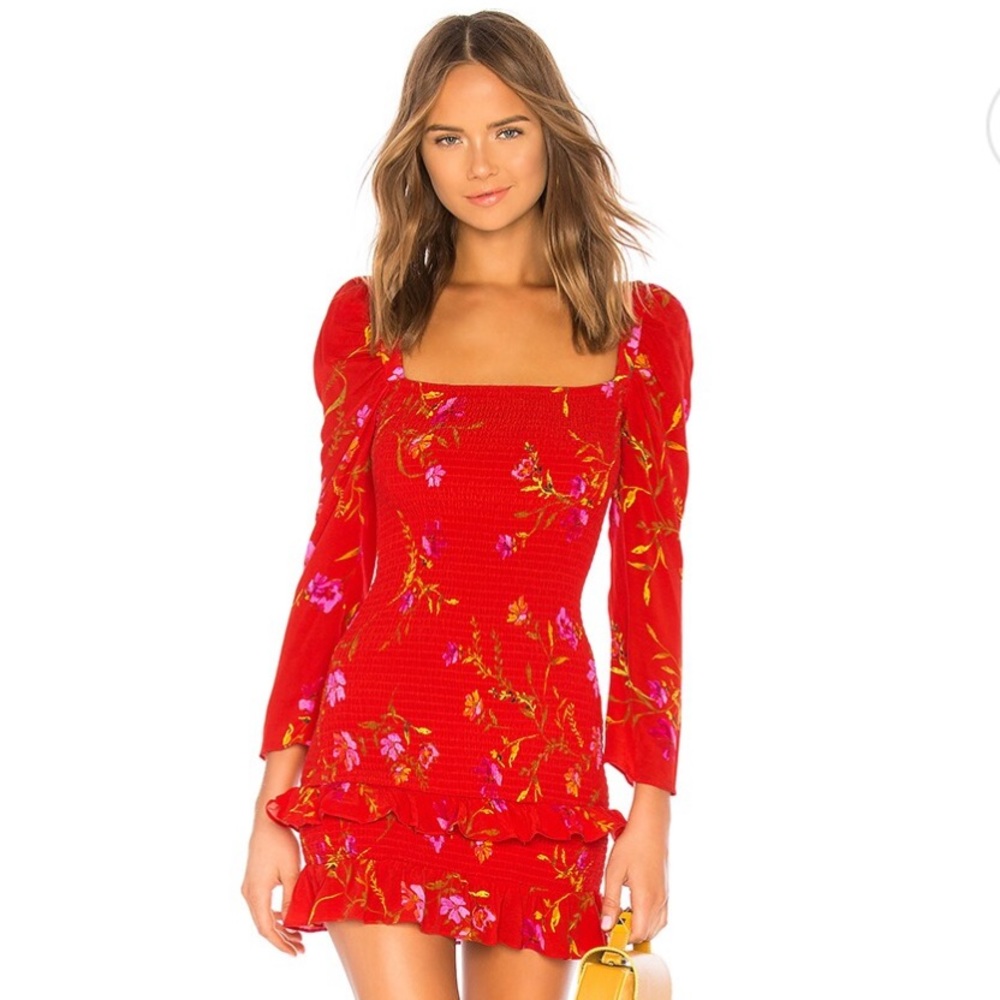 Lovers and Friends red mini dress